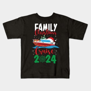 New Year Cruise Squad 2024 Party Family Vacation Trip Kids T-Shirt